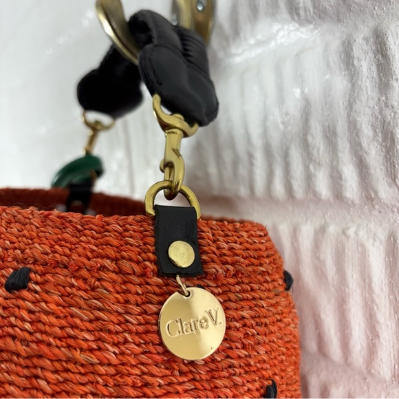 Clare V Pot de Miel Fraise Strawberry Raffia Bag - Picture 5 of 12